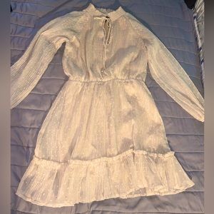 Lulus i love cream dress